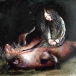 Andrea Lehmann, „Begegnung mit Sirene“