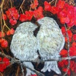 Kerstin Serz, „Sibirisches Fellfinkenpaar“