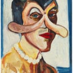 Erez Israeli | Pretzelman as Self-Portrait by Karl Pärsimägi (Murdered in Auschwitz, 1942) | 2020