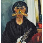 Erez Israeli | Pretzelman as Self-Portrait by Else Berg (Murdered during her deportation to Auschwitz in Westerbork Transit Camp, 1942) | 2021