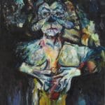 Erez Israeli | Pretzelman as Self-Portrait by Fritz Schwarz-Waldegg, originally Friedrich Schwarz (Murdered in Many Trostenets, Minsk, 1942) | 2021