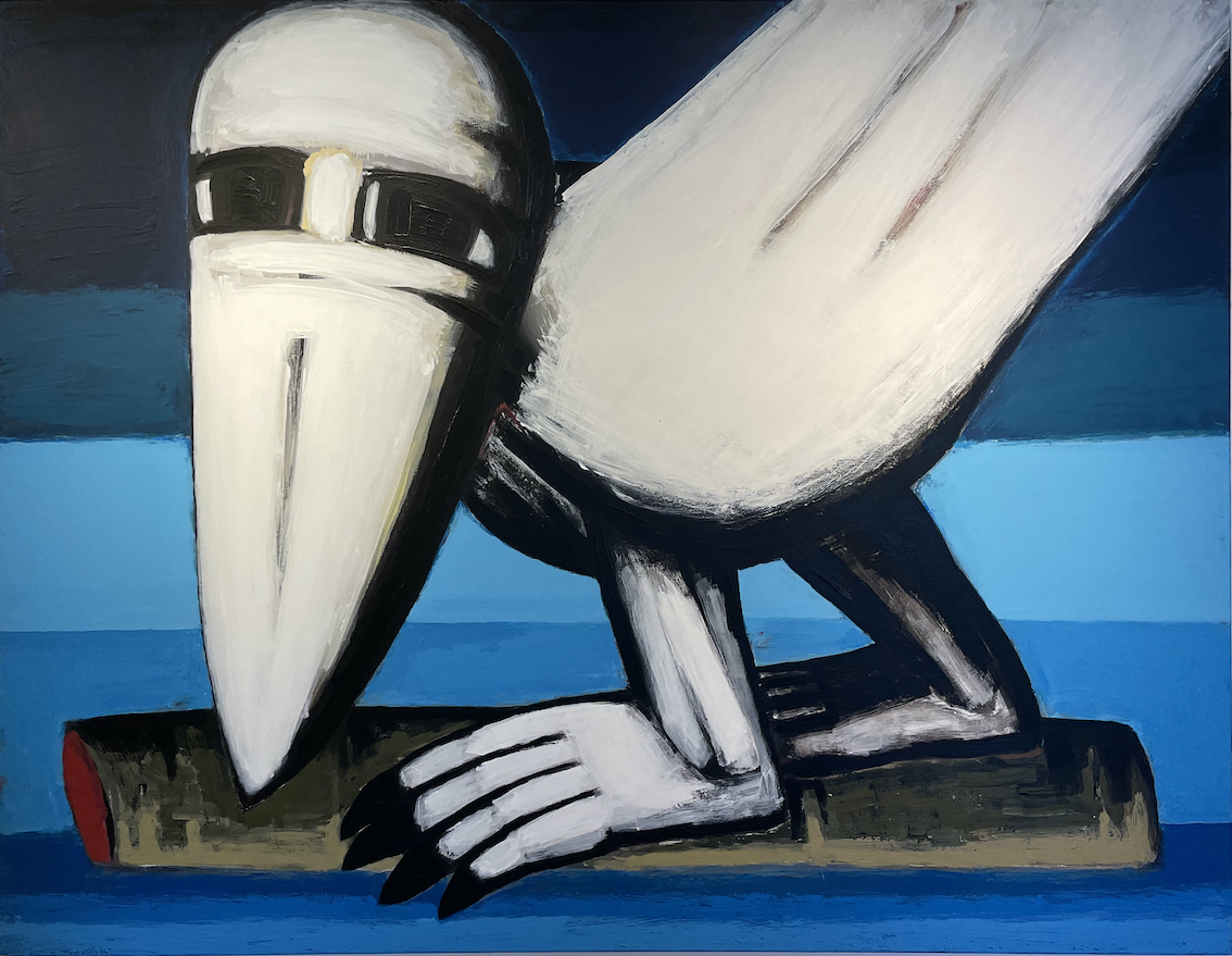 HANS-HENDRIK GRIMMLING - argonaut II, 2021, Acryl auf Leinwand, 140x180cm Kopie HANS-HENDRIK GRIMMLING - argonaut I, 2021 - Image 1