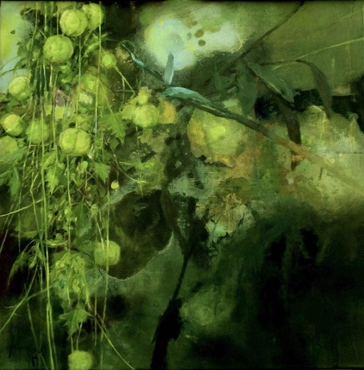 Rare treasure, 2019, H 70 x B 70 cm, oil on canvas CAROLA SCHAPALS - Rare treasure - Image 1