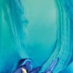 Darko Lesjak | Structur auf Grünblau