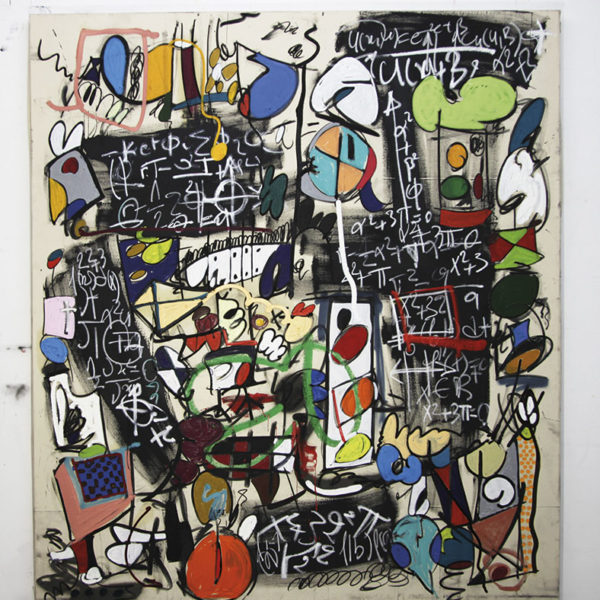 ART-COMPASS-Taher-Jaoui-Im-gonna-leave-you--2018-180-x-160-cm-oil-acrylic-spray-paint-and-charcoal--on-canvas