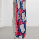 Claude Viallat | 1987 / 105 | recto | 1987 | Acryl auf Strohmatratzenbezugsstoff | Acrylic on the tick of a paillasse | 190 x 120 cm | Courtesy Claude Viallat & kajetan Berlin | Photo: Marcus Schneider