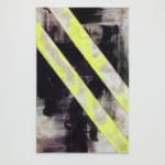 Shila Khatami | Slash slash | 2018 | Acryl, Industrypainter, Lack auf Leinwand | Acrylics, industry paint, varnish on canvas | 180 x 114 cm | Ausstellungsansicht 2021 | Exhibition view 2021 | Courtesy the artist & kajetan Berlin | Photo: Marcus Schneider