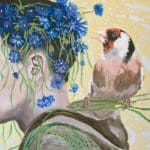 Kerstin Serz | Der Kornblumenträger | 2021