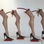 INGRID HONNETH - Elbeo-Strumpf-Modell-Bein, 1998