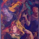 Paul Reimert Gemälde " In the Mood, 100 x 70 cm Acryl auf Leinwand