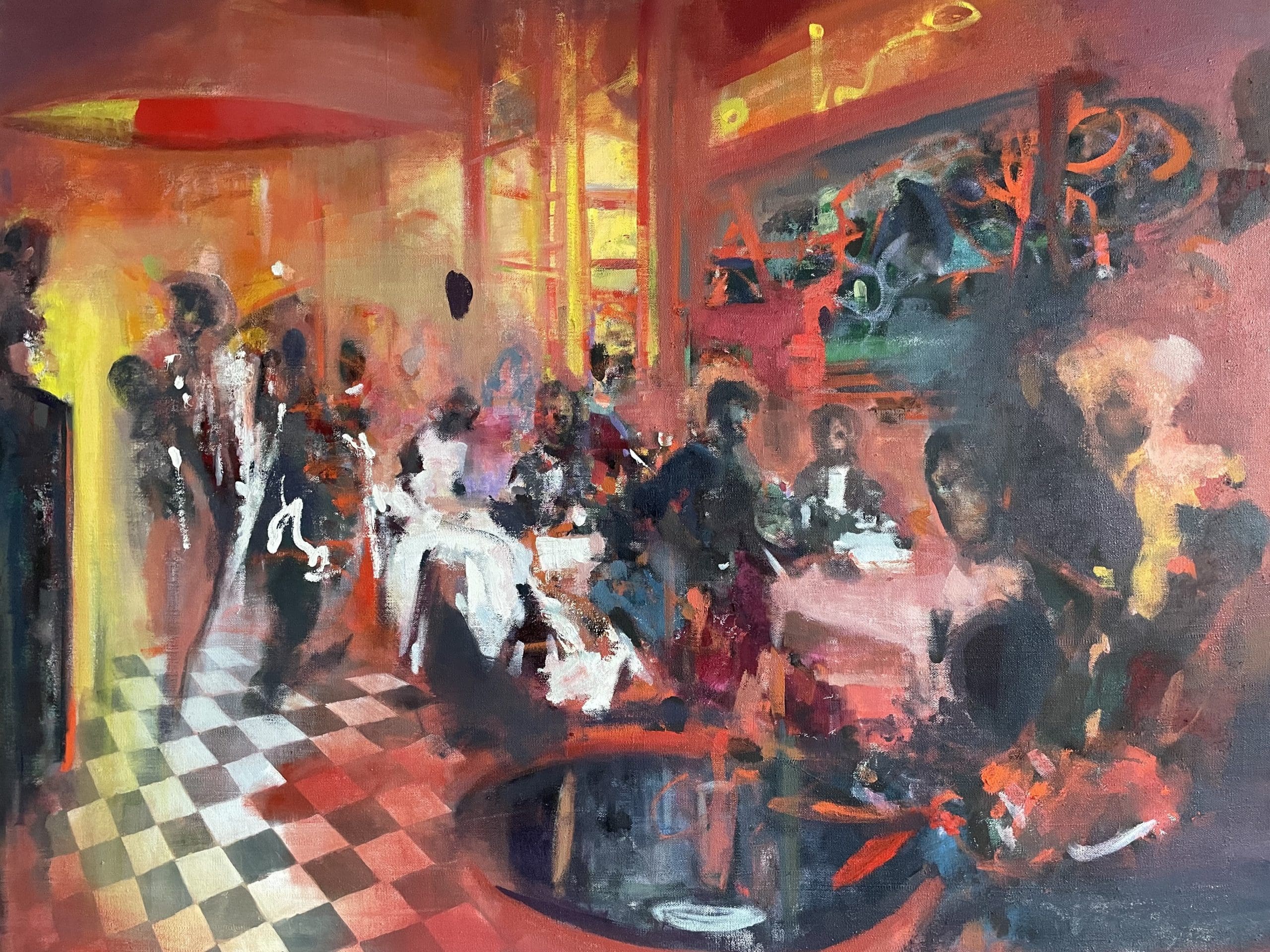 Stangl, Reinhard Öl auf Leinwand | 2022 | 115 x 145 cm REINHARD STANGL - Abenddämmerung, 2022 - Image 1