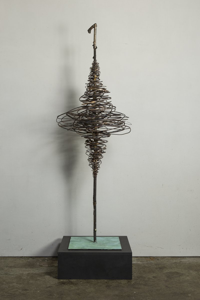TW_S_195.Spin I, 2016, Bronze, Unikat, H195cm, Ø75cm TRAK WENDISCH -Spin I, 2016 - Image 1