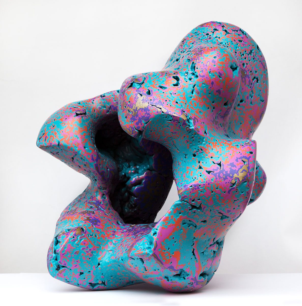 ULRIKE BUHL_Kraft des Augenblicks, 2012:13, 72x81x50 cm, Mixed Media, Messing-Echtmetallbeschichtung,Lack poliert, weitere Ansicht ULRIKE BUHL -Hinter der Tür, 2012/13 - Image 1