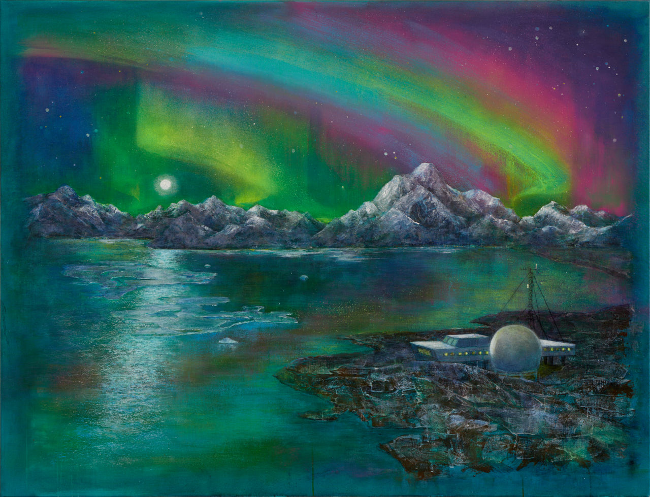 KATHRIN RANK_Götterfackeln III_2021_130x170 cm_Öl auf Leinwand KATHRIN RANK - Götterfackeln III - Image 1