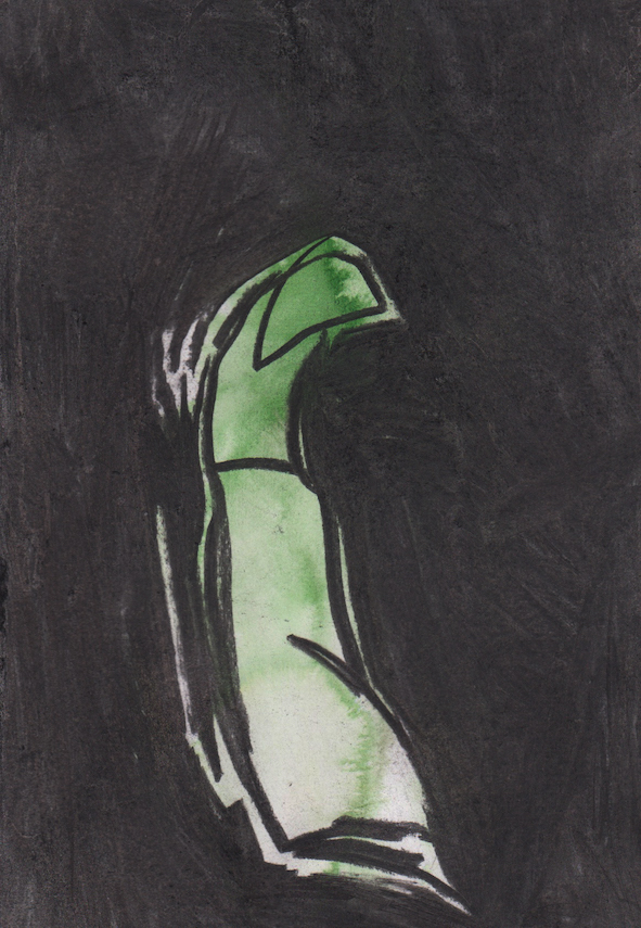 PETRA LOTTJE Poseidons 20_4_Kohle und Tusche auf Papier_20x29cm_2023 Kopie PETRA LOTTJE - Poseidons 20_4 - Image 1