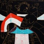 Adébayo Bolaji | A Mother Holds Her Son | 2023