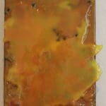 WILLI SIBER - Wandobjekt (Gelb/ Ocker)