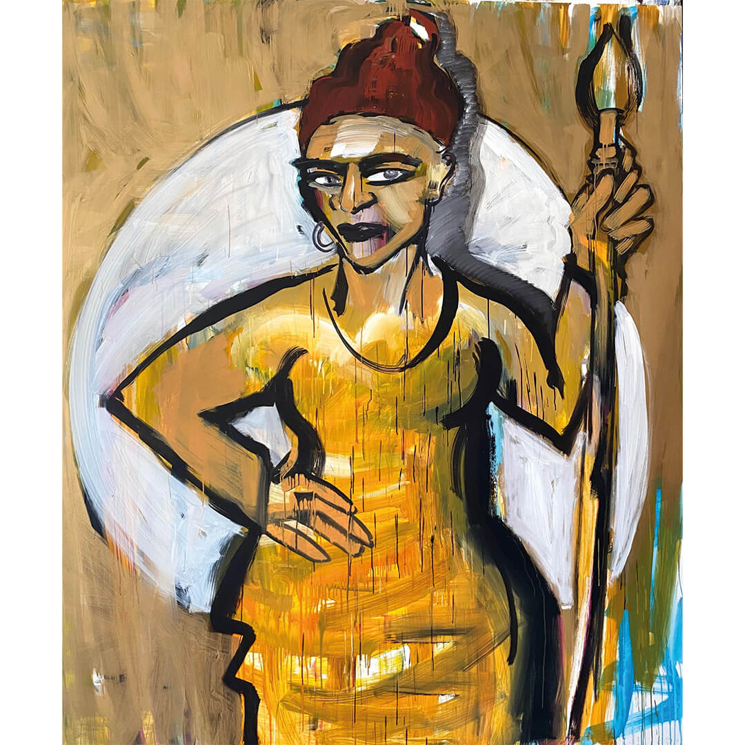 ELVIRA BACH Selbst|2006|Acryl auf LW|230x190cm ELVIRA BACH - Selbst, 2006 - Image 1