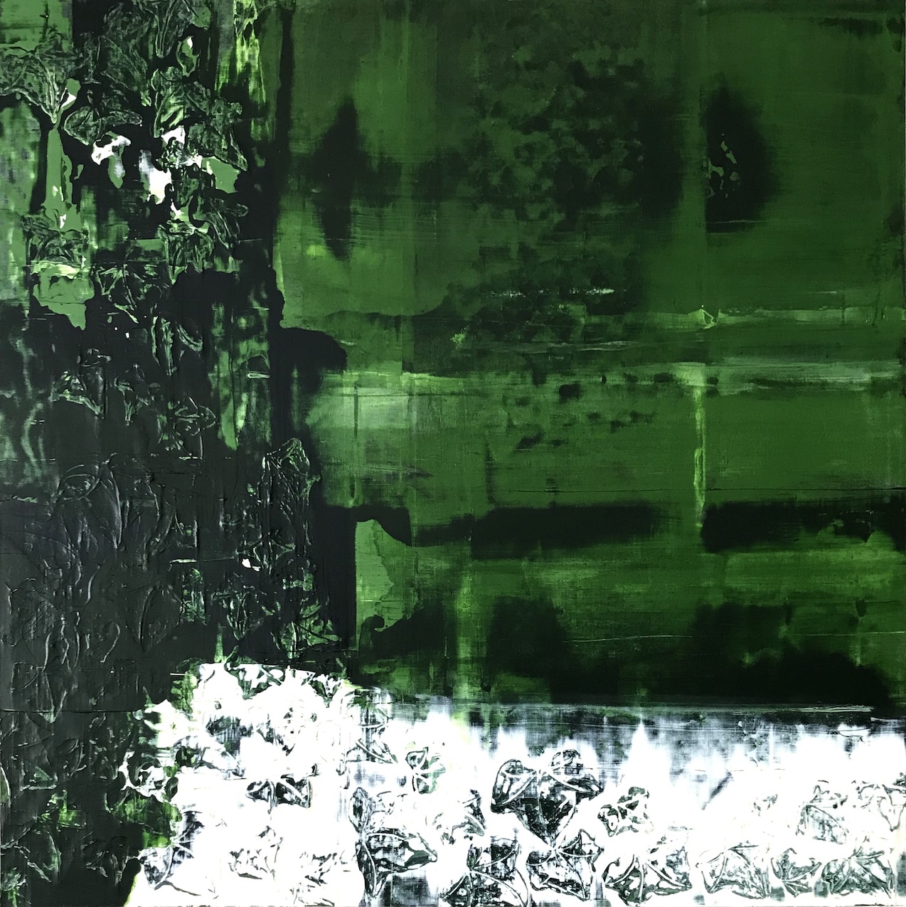 SIHAM ISSAMI, Erde_tryptich_1:3_left,Mischtechnik auf Leinwand, 100x100cm Kopie SIHAM ISSAMI - Erde I - Image 1