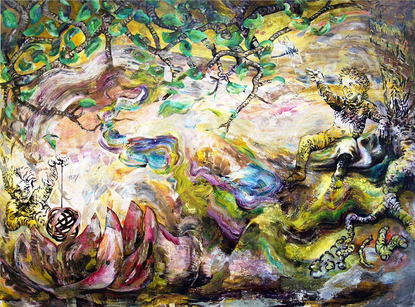 FLORIAN PELKA|Stirb und werde|2017|Öl auf Leinwand|200x270cm Kopie FLORIAN PELKA - Stirb und werde - Image 1