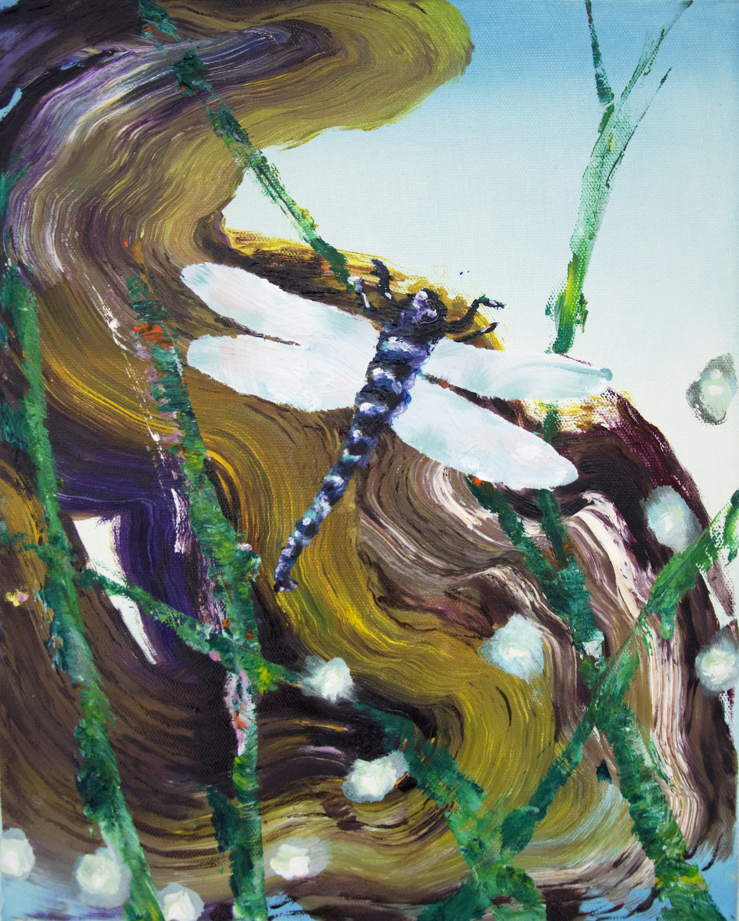 FLORIAN PELKA|Libelle|2017|Öl auf Leinwand|50x40cm Kopie FLORIAN PELKA - Libelle - Image 1