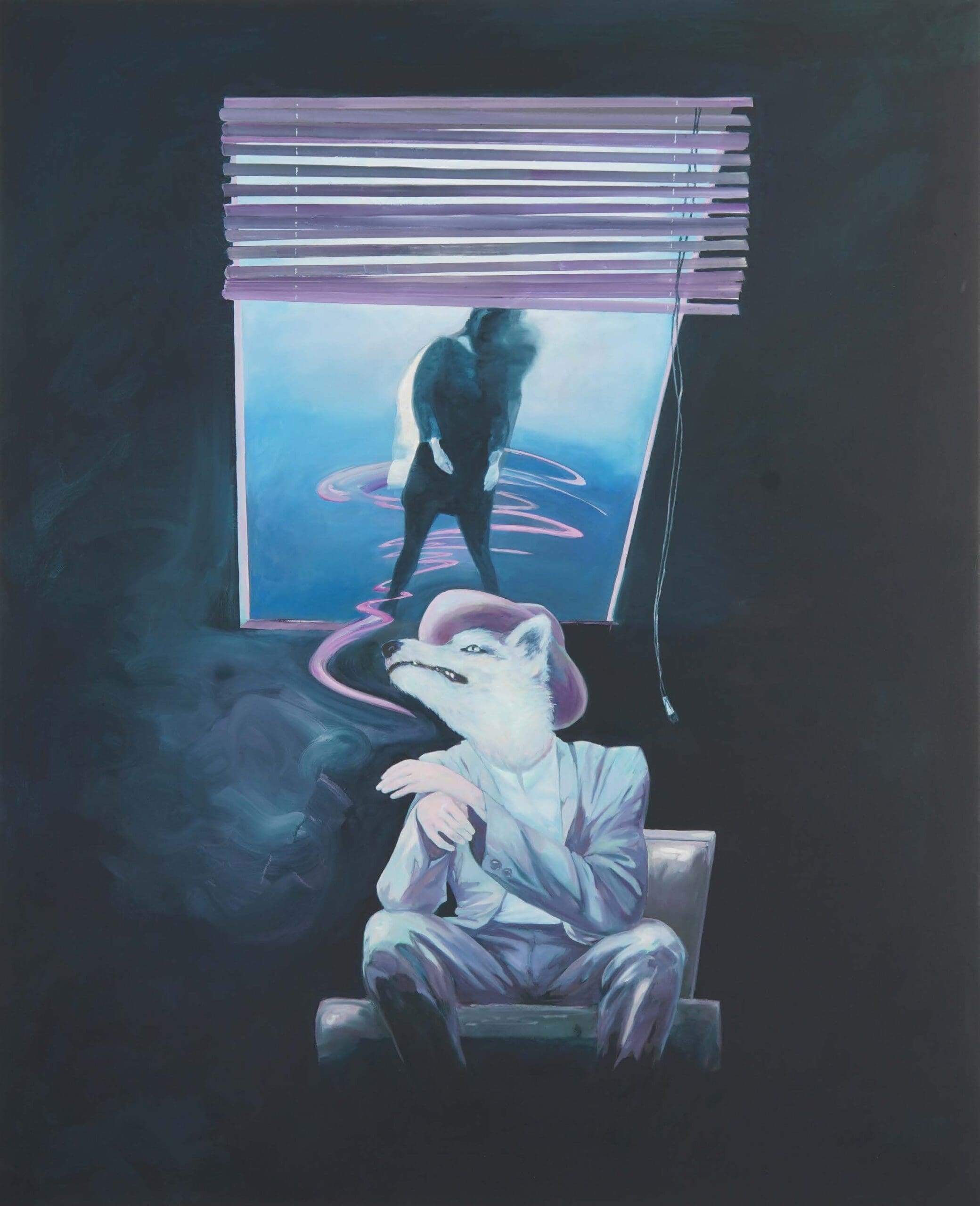 PIERRE FISCHER|Dexter|2022|Öl auf Leinwand|160x130cm PIERRE FISCHER - Dexter - Image 1