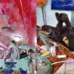 ART COMPASS - CSR.ART - Gustav Sonntag 2022 Die Verantwortung beginnt im Traum 200x135 Acryl Oelkreide 8.7-min