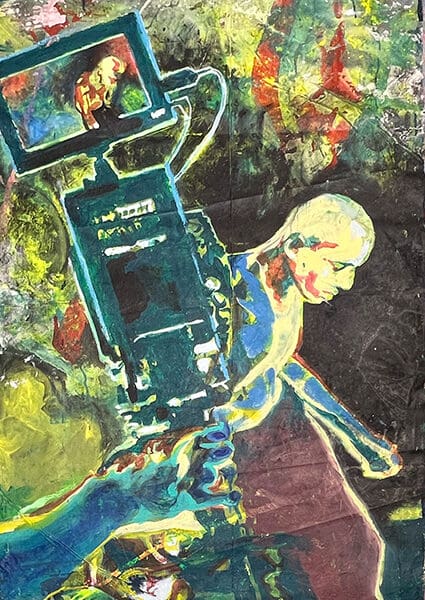 ART COMPASS - CSR.ART - Gustav Sonntag 2023 Begrenzter Spielraum 103x190 7.6