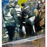 ART COMPASS - CSR.ART - Gustav Sonntag 2023 Halbwahrheiten, 90x190 Acryl, Pigment & Tusche 7.3