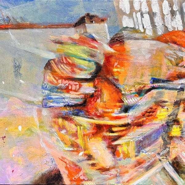 ART COMPASS - CSR.ART - Gustav Sonntag 2023 Kurzschlusskettenreaktionen 80x60 sold