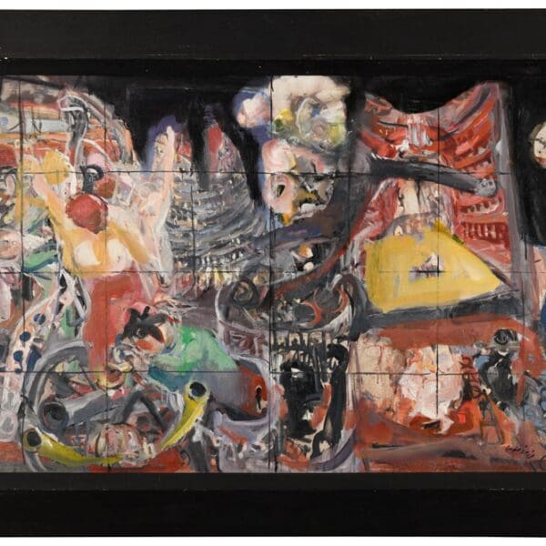 ART COMPASS - Bernhard Heisig - Bildentwurf 100 x 60 cm - copyright by artatberlin.com-min