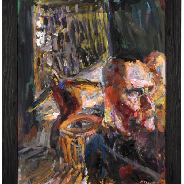ART COMPASS - Bernhard Heisig - Portrait mit Auge - copyright by artatberlin.com-min