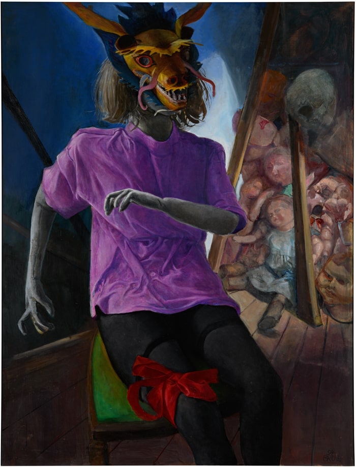 ART COMPASS - Gudrun Bruene - Modellpuppe mit Tiermaske - copyright by artatberlin.com-min ART COMPASS - Gudrun Bruene - Modellpuppe mit Tiermaske - copyright by artatberlin.com-min