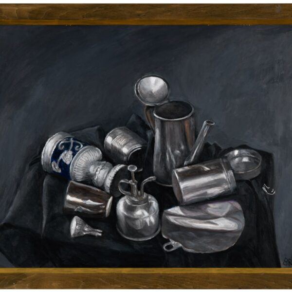 ART COMPASS - Gudrun Bruene - Stillleben mit Blech - copyright by artatberlin.com-min