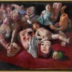 Gudrun Brüne | Stillleben mit Masken, Puppen und Gipshand