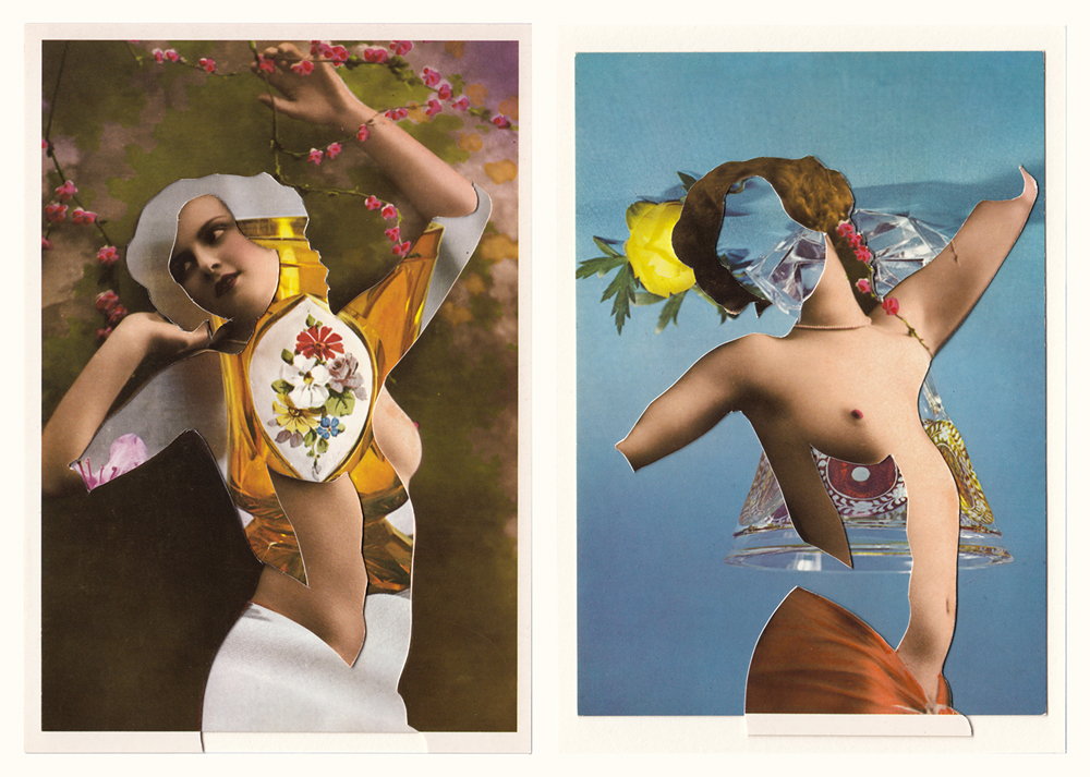 ROLAND STRATMANN|Fayencen_FM4|2022|Diptychon, Cut-Out mit je 3 Postkarten|42x32cm ROLAND STRATMANN - Fayencen - FM4 - Image 1