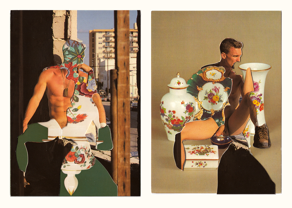 ROLAND STRATMANN|Fayencen_M6|2022|Diptychon, Cut-Out mit je 3 Postkarten|42x32cm ROLAND STRATMANN - Fayencen - M6 - Image 1