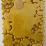 WILLI SIBER - Wandobjekt / Nägel-gelb