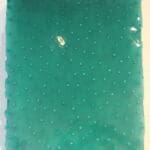 WILLI SIBER - Wandobjekt / Nägel-smaragd