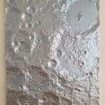 WILLI SIBER - o. T. / Wandobjekt "Mondlandschaft"