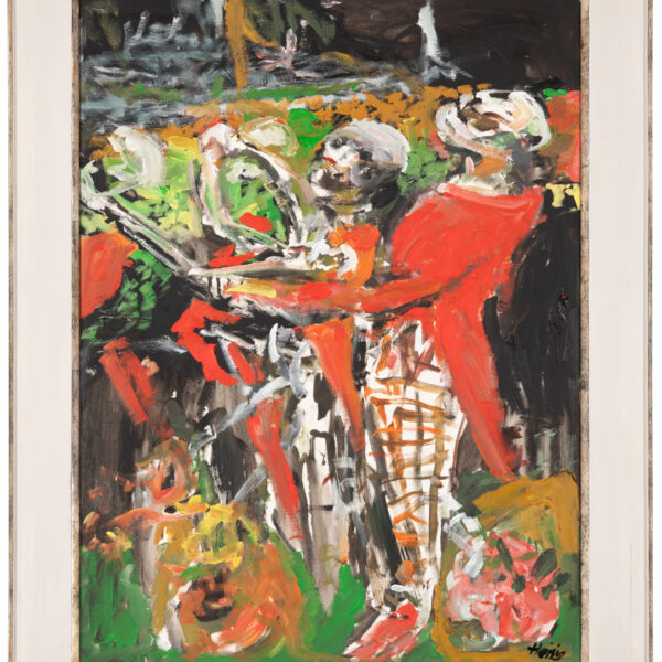 Obergeschoss 6. Raum (grüner Boden): Bernhard Heisig | Konzert der Froschmänner, 2010