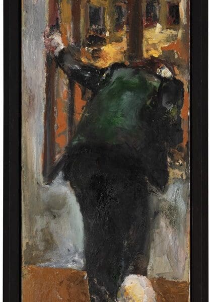 ART COMPASS - Bernhard Heisig - Alter Mann am Fenster - kein Jahr -193x80cm - Foto 360degrees.art