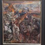 Erdgeschoss 3. Raum (gelb): Bernhard Heisig | Studie zu Pariser Commune