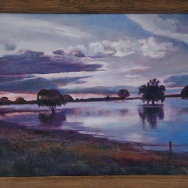 ART COMPASS - CSR.ART - Gudrun Bruene - Havellandschaft im Abendlicht