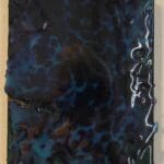 WILLI SIBER - Wandobjekt, Nachtblau