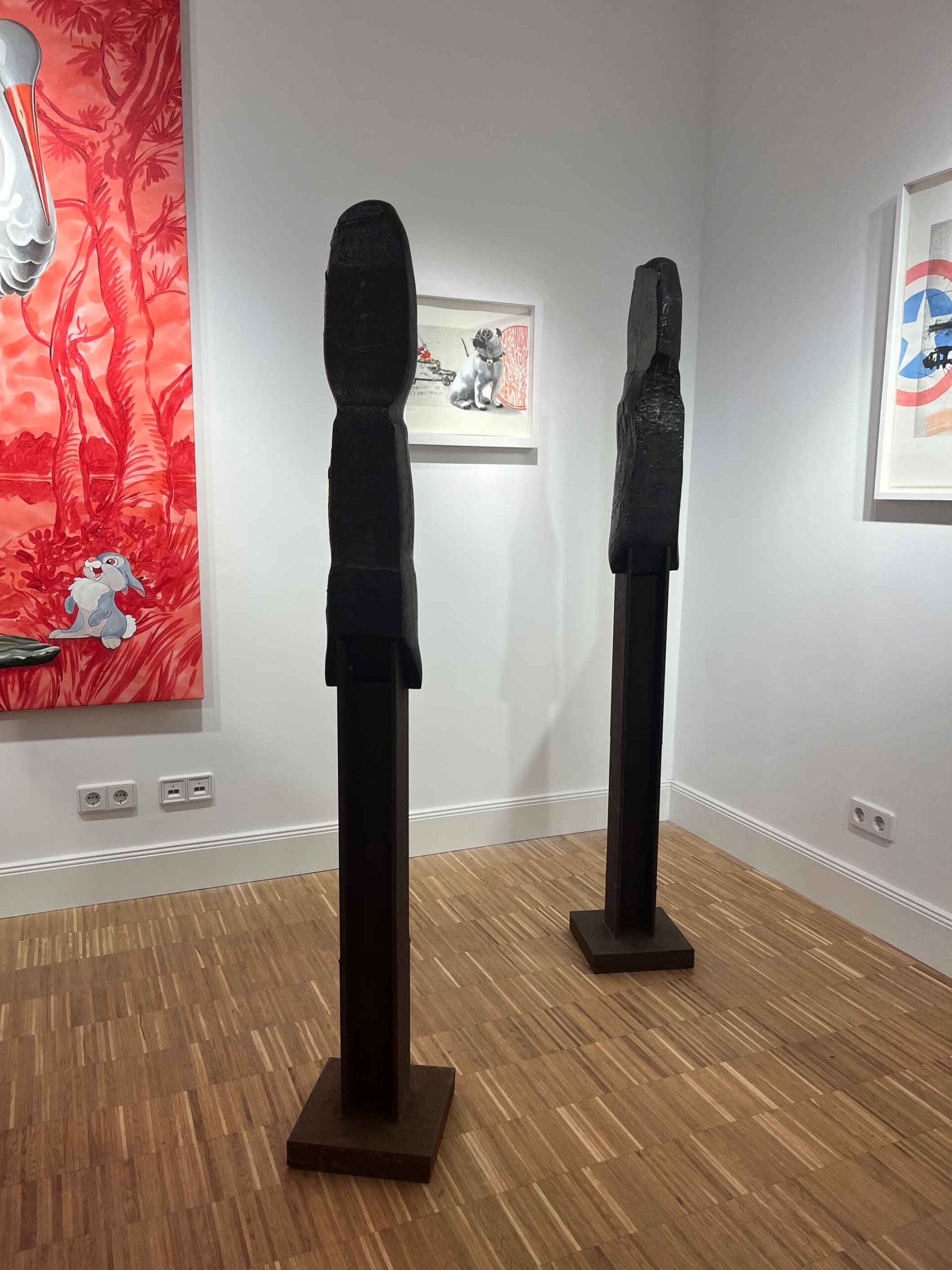 GEORG_FRIEDRICH_WOLF_Kuroi_(zweiteilig)_2023_Massivstahl_167_x_25_x_25_cm GEORG-FRIEDRICH WOLF - Kuroi (zweiteilig) - Image 1