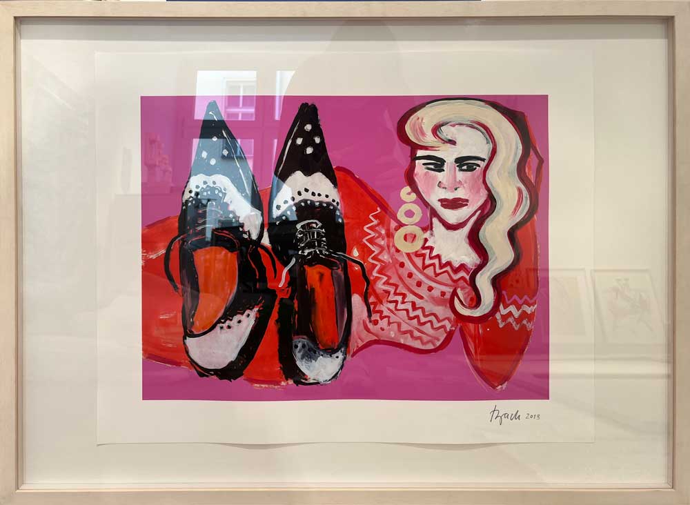 ELVIRA_BACH_o._T._2013_Galerie_Edition_auf_Karton_39_x_49_cm_web EVLIRA BACH - o. T. - Image 1
