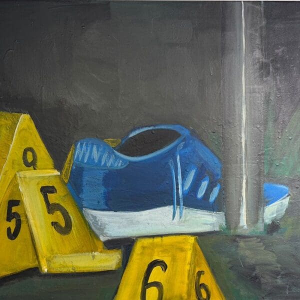 ART COMPASS - Jonas Hoedicke - 956 Mord - 70 x 60 cm