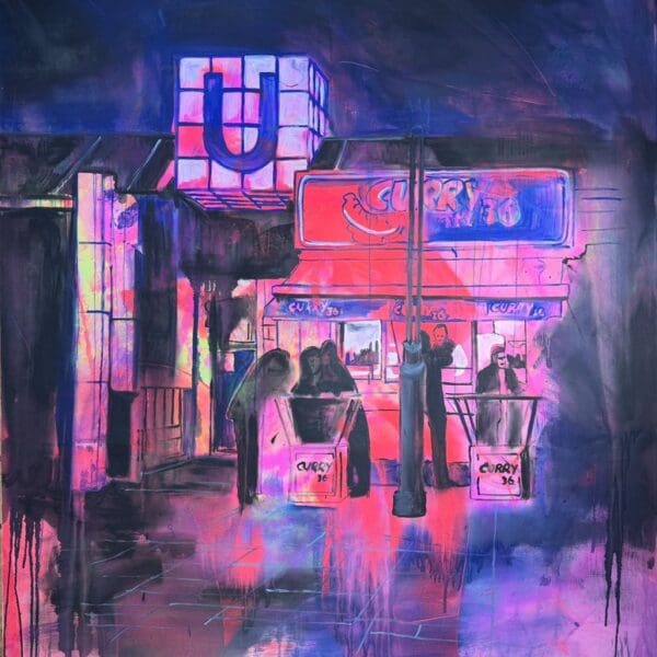 ART COMPASS - Jonas Hoedicke - Curry 36 am Zoo - 230 x 200 cm