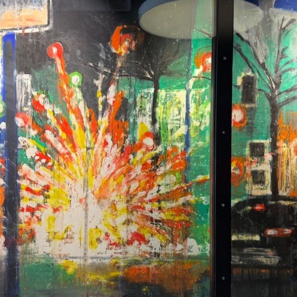 ART COMPASS - Jonas Hoedicke - Feuerwerk - 200 x 290 cm